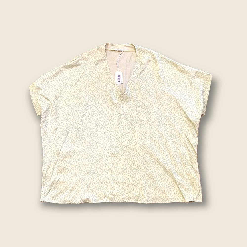 Leopard Lime Blouse